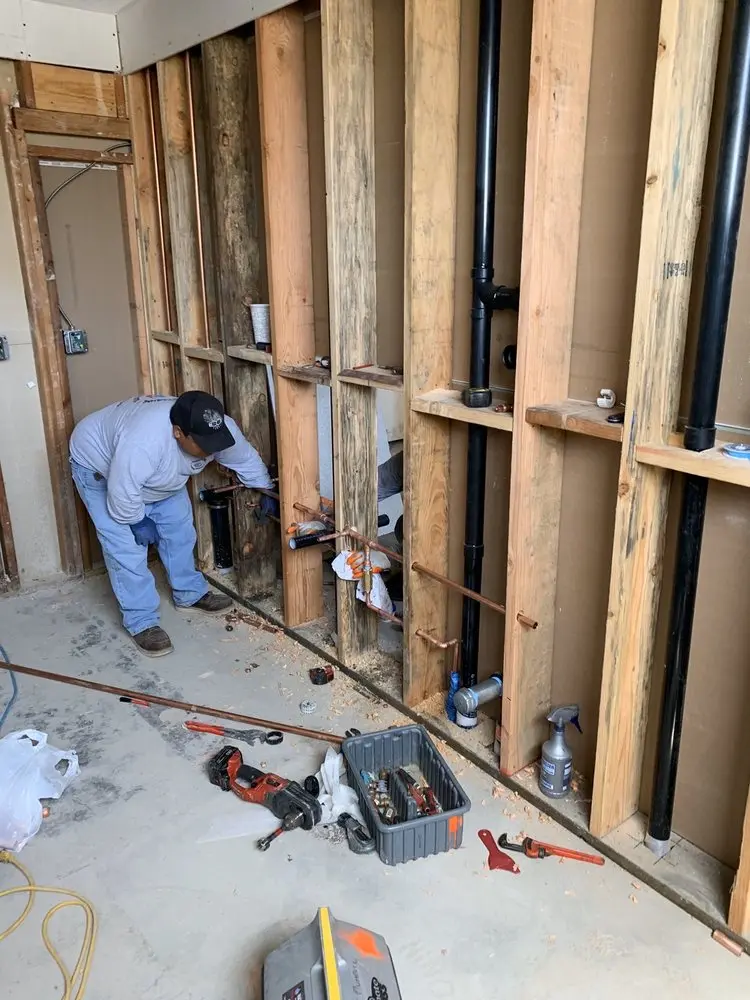 Commercial rough-in plumbing for Gas Line Repair in Selah